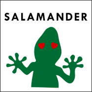 Salamander with hearts in its eyes